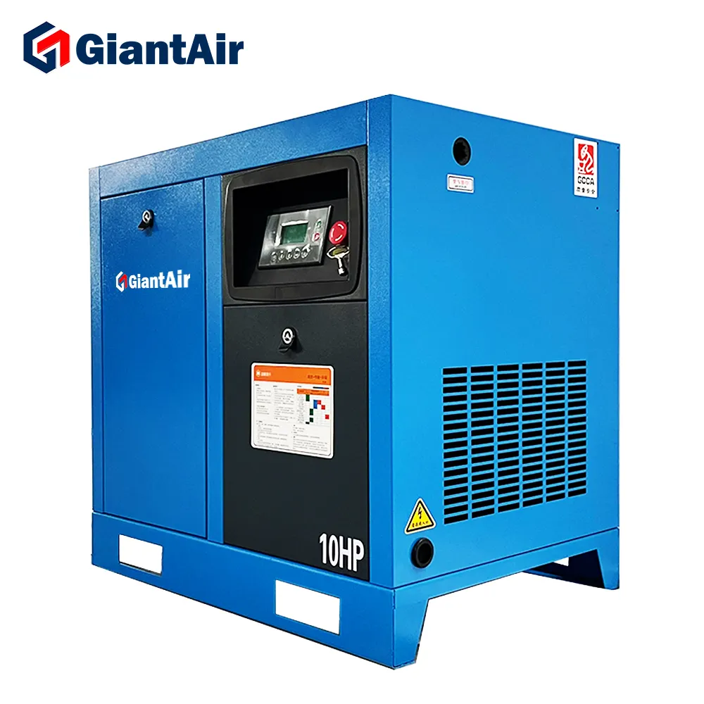 GiantAir air compressor price 7.5kw screw air compressors air-compressors