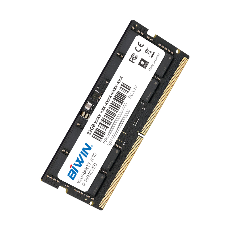BIWIN DDR5 оперативная память 16 Гб оперативной памяти, 32 Гб встроенной памяти, карта памяти для компьютера для портативных ПК 4800 МГц CL40 SDRAM (синхронное динамическое ОЗУ SODIMM PC5-38400