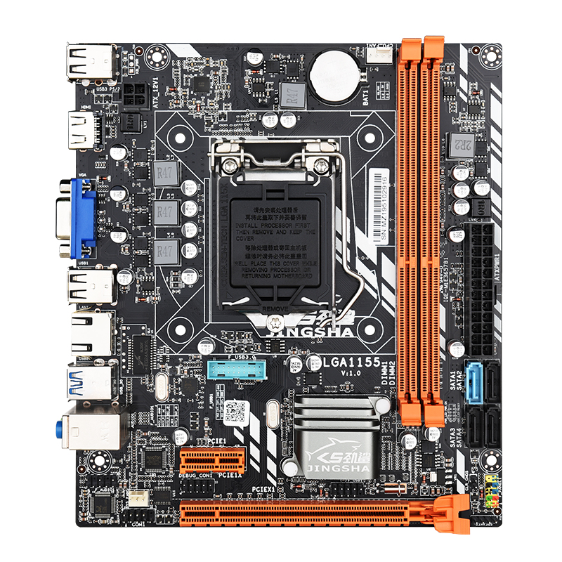 Оптовая продажа, настольный ПК Jingsha оптом, lga 1155 DDR3, Высококачественная материнская плата B75M