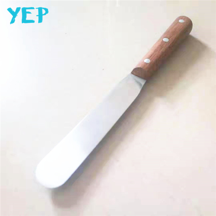 Yep Многофункциональный длинный клинок Бук деревянная ручка жесткая нержавеющая сталь шпатлевка нож скребок