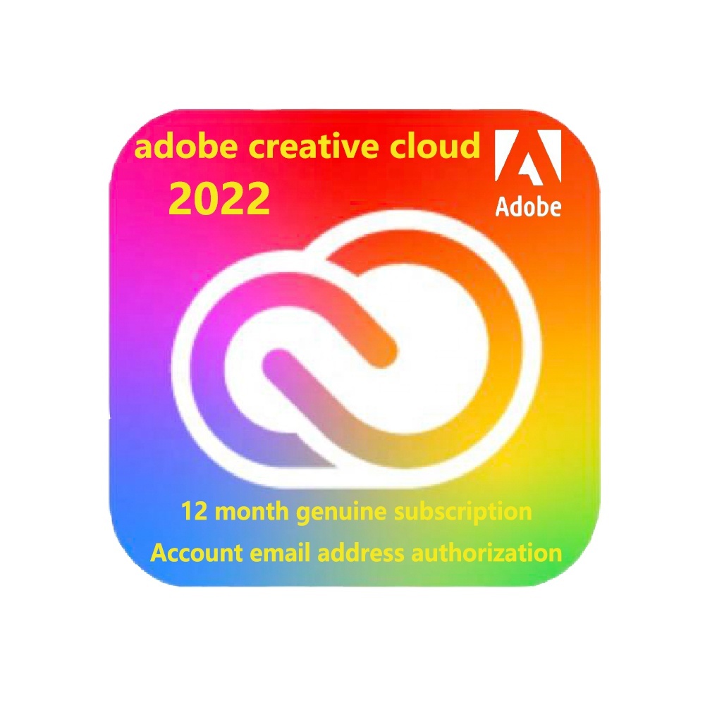2022Adobe креативное облако все приложения 1 год Премиум Pro после эффектов осветительный зал InDesign Acrobat Pro Photoshop Illustrator
