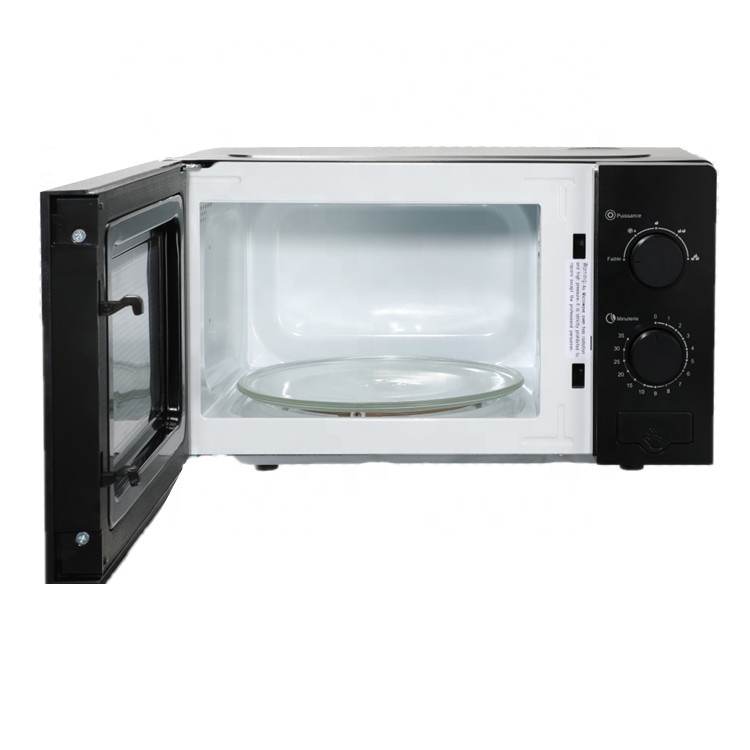 Kitchen appliances 20L Knob style black/white color industrial microwave oven home use