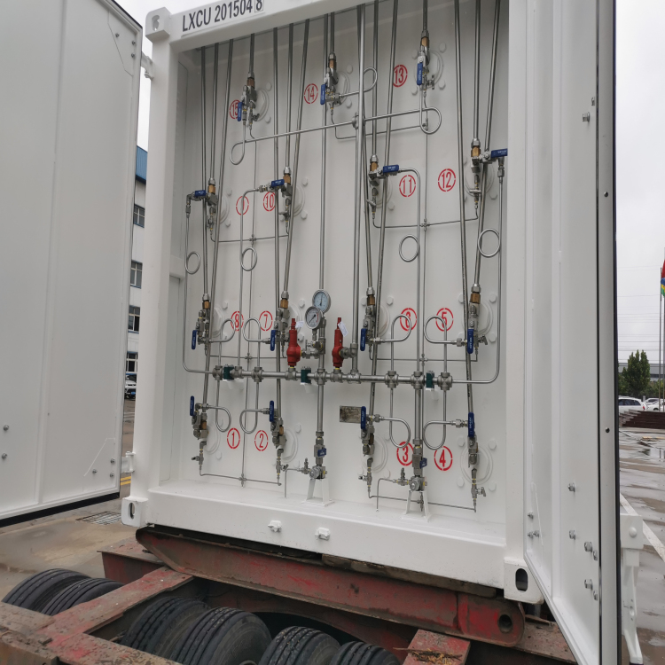 Цилиндрический контейнер LUXI, 12 трубок, скользящий прицеп cng, бак cng, другие прицепы, полуприцепы, контейнерные грузовики