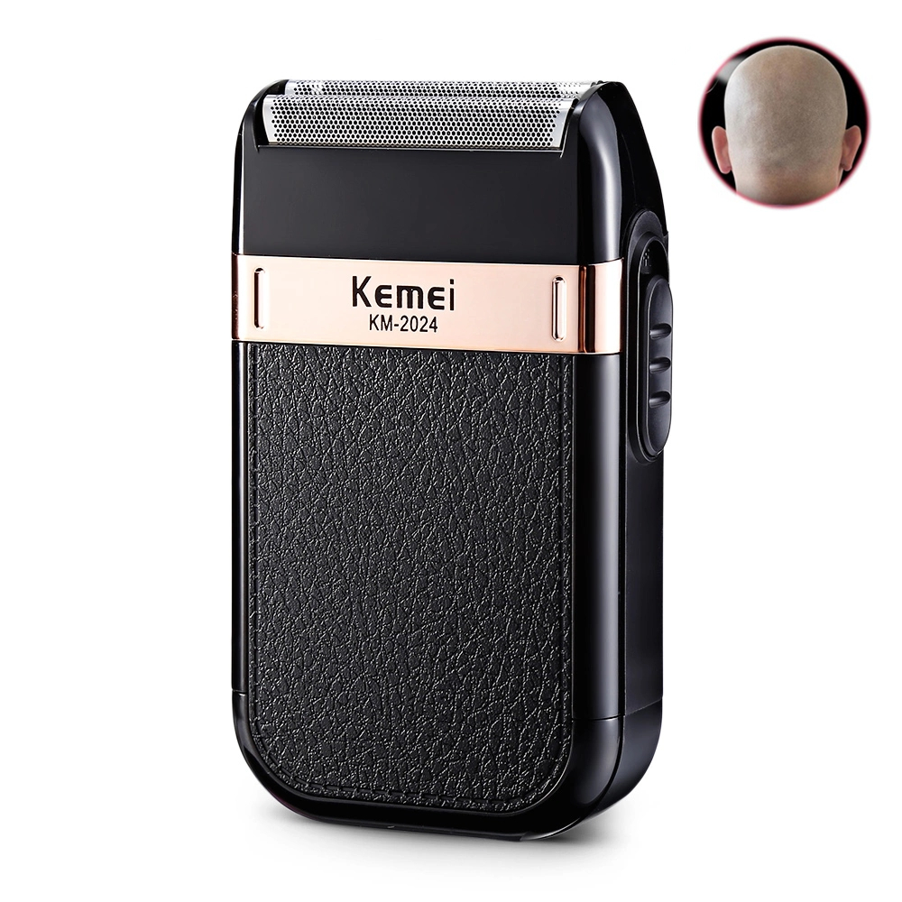 Rechargeable Washable Kemei KM-2024 Mini Clippers Barber Electric Shaver Beard Trimmer