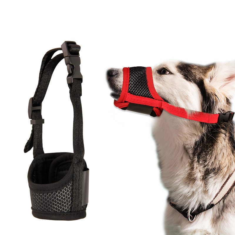Wholesale Muzzle Mouth Cover Adjustable Comfortable Soft Anti Biting Stop Chewing Bark Dog Pet Muzzle
