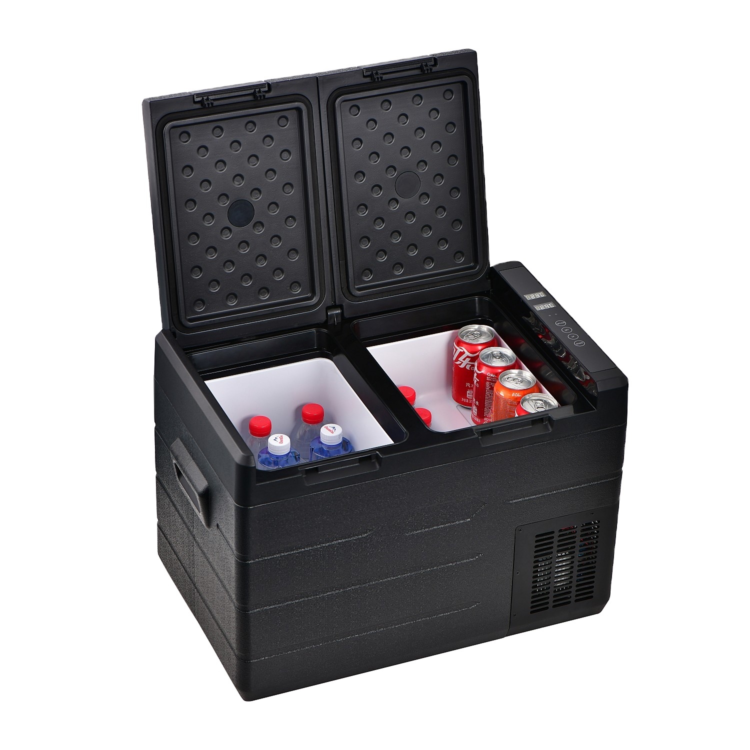 Car Fridge Portable Refrigerator Camp Fridge Customized Factory Price 12v Freezer Plastic Cover for The Led Panel Direct Cooling
