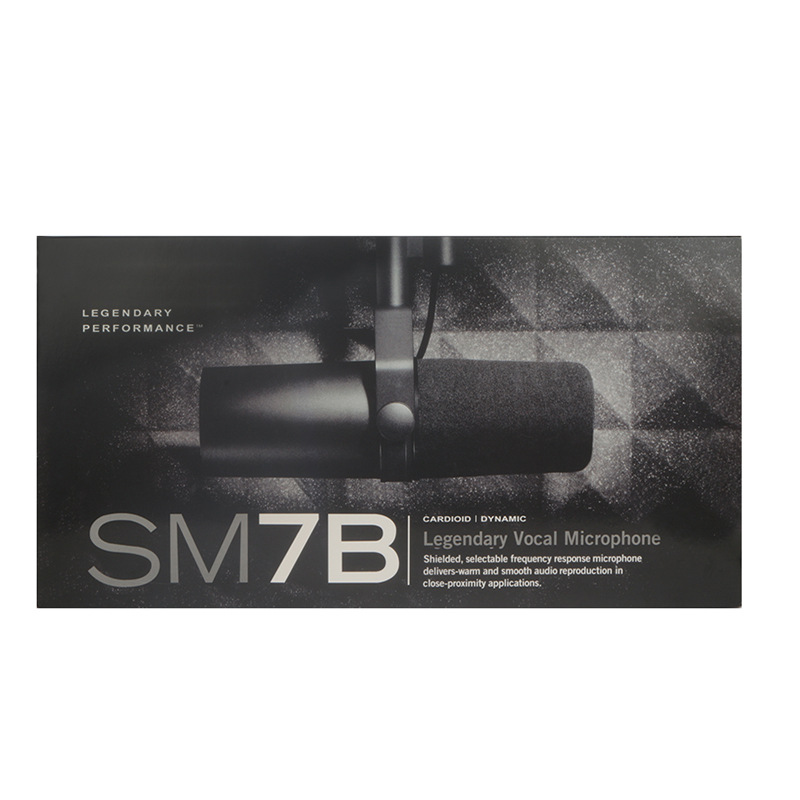 Кардиоидный Студийный микрофон SM7B для записи с выбираемой частотой отклика, подкастинга, динамический микрофон для вокала SM7B Для SHURE