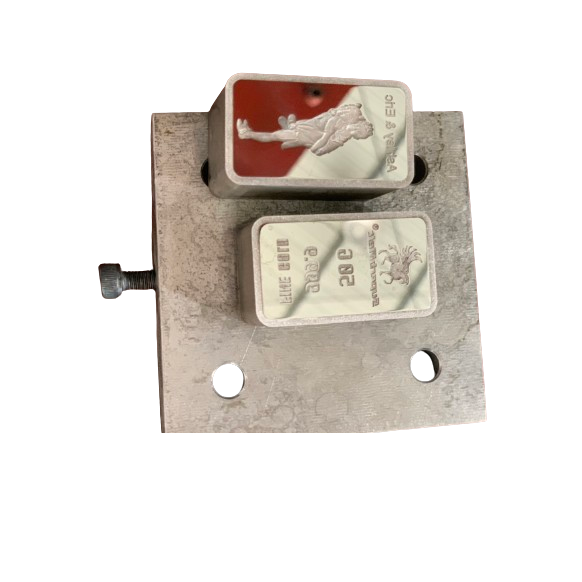 SuperbMelt Rectangular Ingots Die Hydraulic Steel Mould Custom Circle Gold Silver Coin Stamping Mold Customization Coin Mould