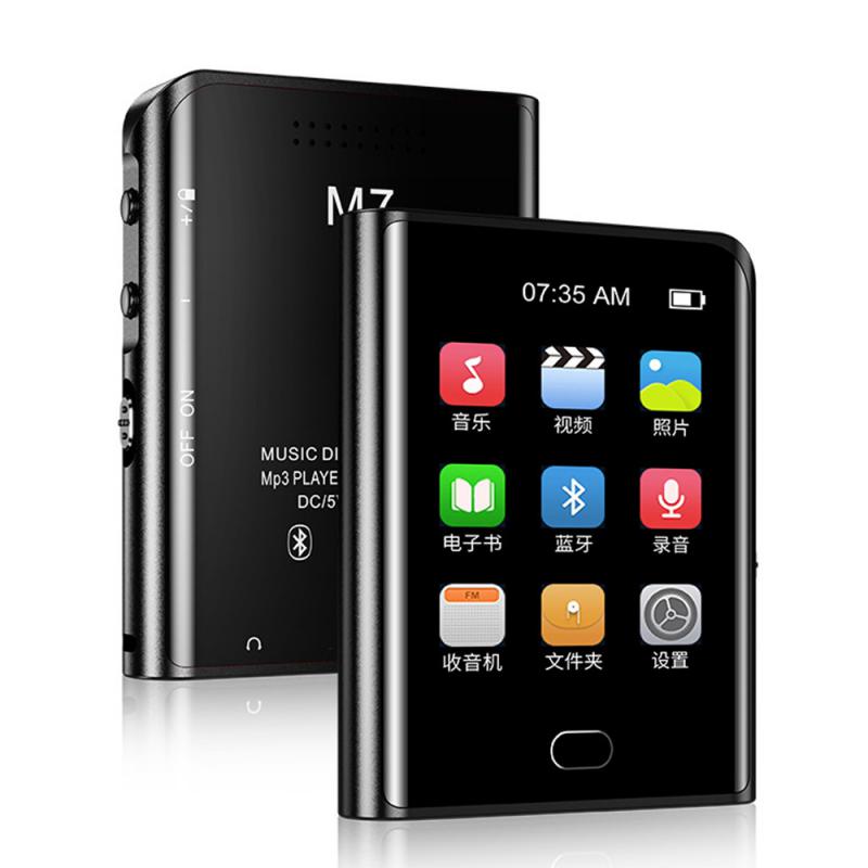 MP4 MP5 Bluetooth 5,0 плеер 2,5 дюймов полный сенсорный экран большой емкости для хранения данных AMV/AVI видео формат FM радио TF карта