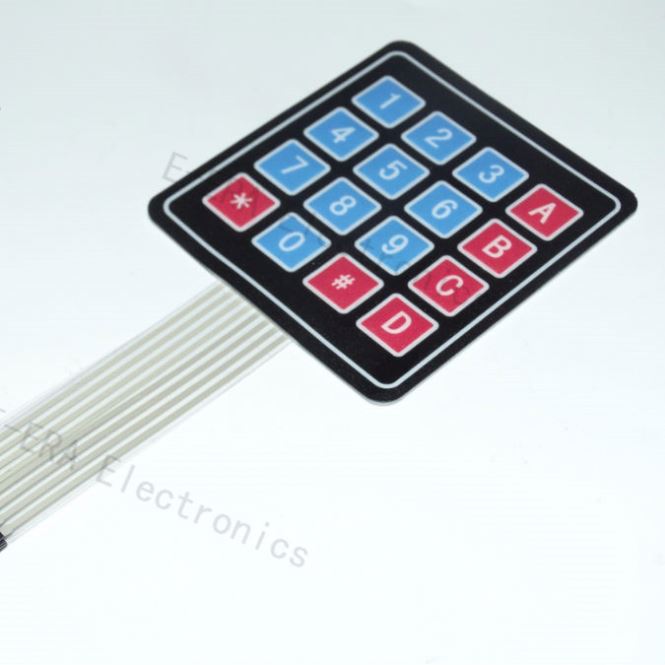 Мембрана для клавиатуры SeekEC 4*4 matrix MCU Расширенная клавиатура