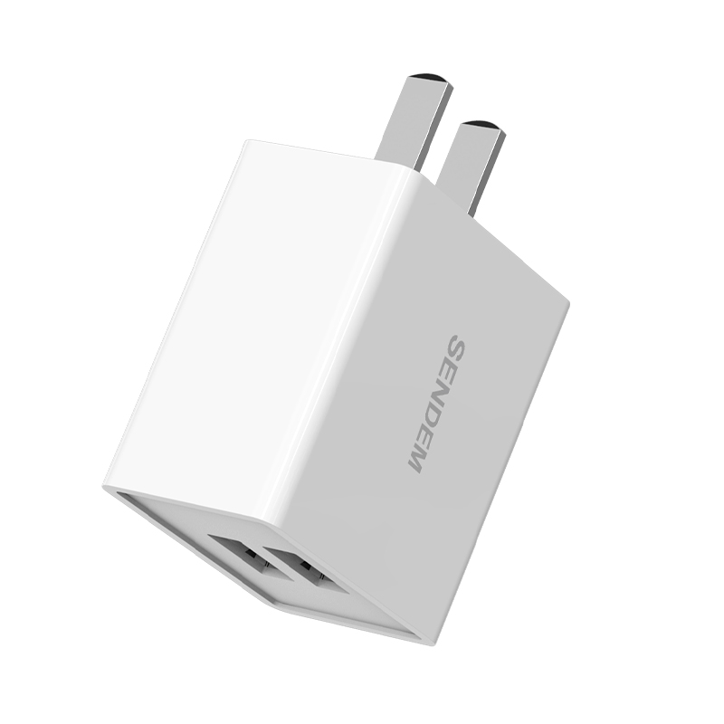 Портативное Сетевое зарядное устройство с двумя Usb-портами, 3,4 А