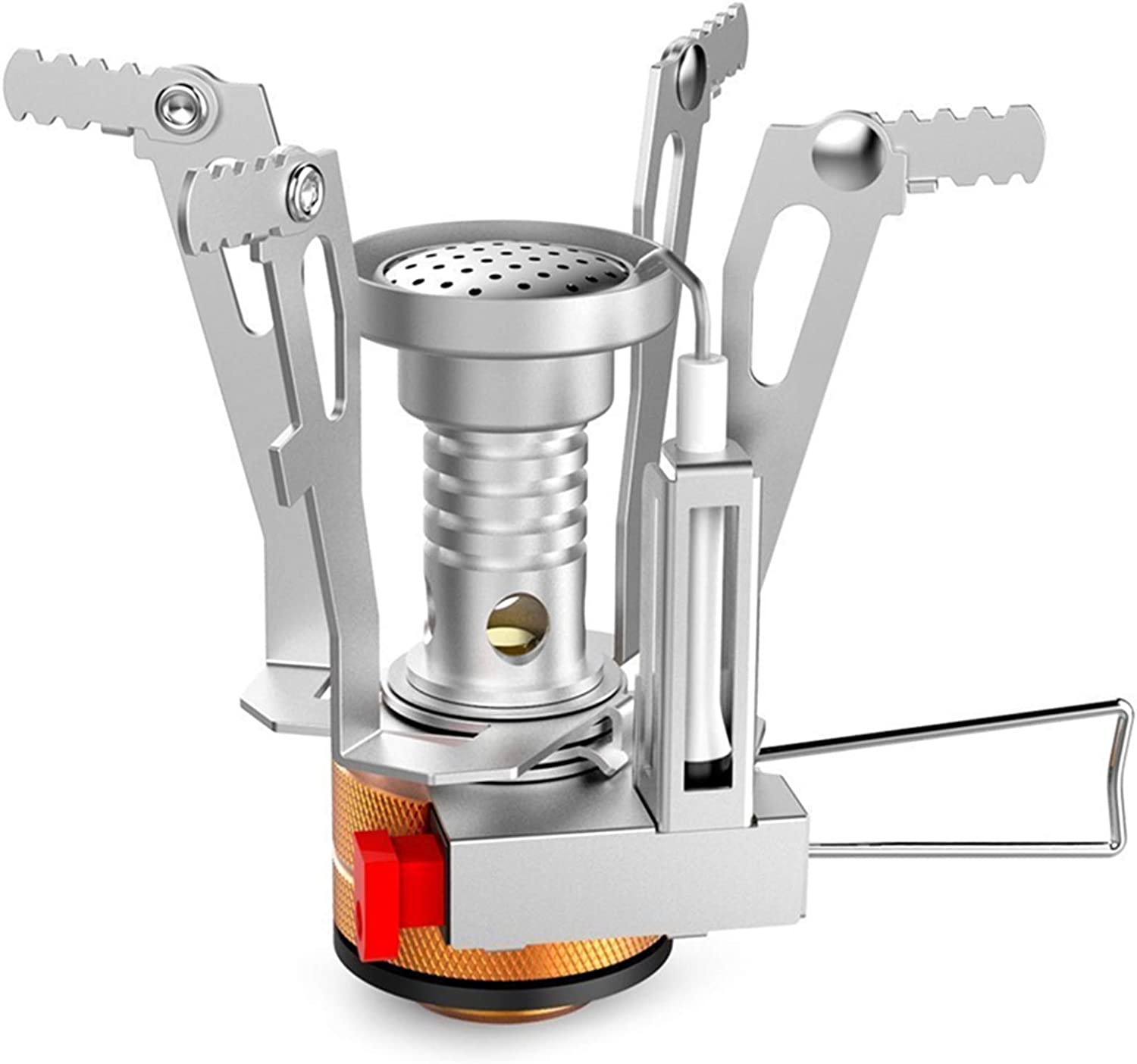 Outdoor Backpacker Cook Stove Camping Portable Gas Mini Stove with Adjustable Fire Design