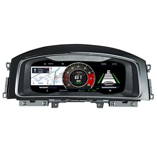 Цифровой спидометр для VW Golf 7, 12,3 дюйма, сменный экран для приборной панели, ЖК-дисплей, развлекательная система