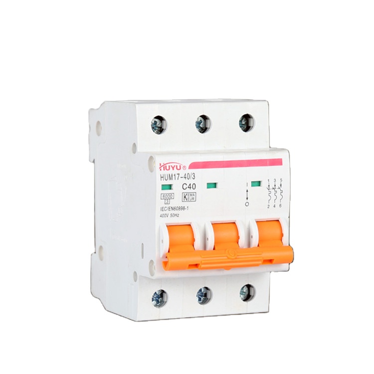 Производитель питания заказной цвет Ac230V/400V Электрический миниатюрный выключатель MCB