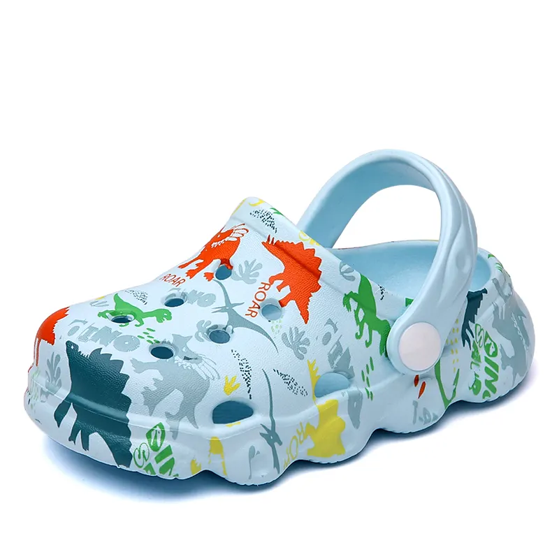 Worldwin New style hole shoes sandals cartoon boys and girls beach hole shoes flat children slippers soft for kids