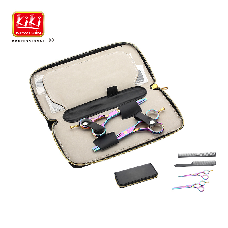 KIKI NEWGAIN 4CR Stainless Steel Tijera Cutting Set Cheap Professional Cut Hair Scissors For Haircutting