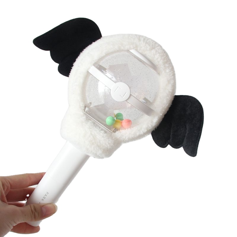 Новое поступление kpop свет лампы декоративное покрытие защищает детей Lightstick крышка красный вельветовый плюш абажур для лампы с металлическим каркаксом для светящаяся палочка