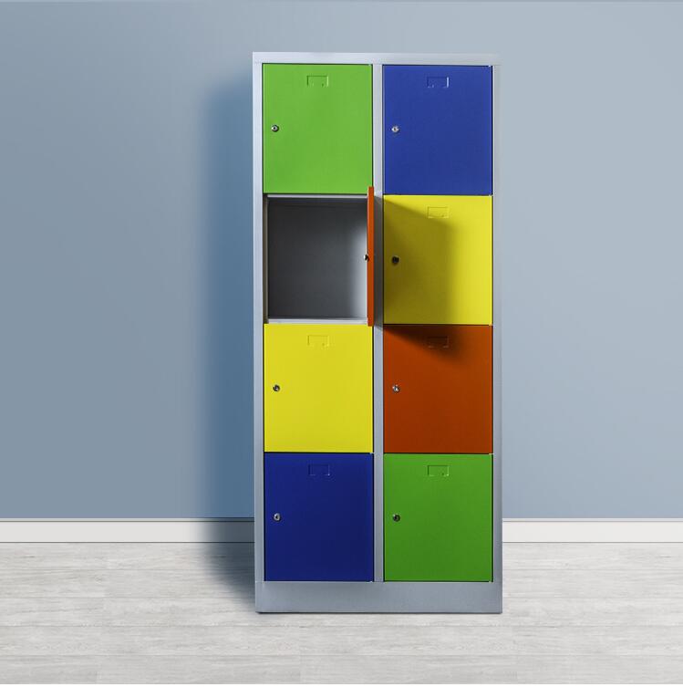 Factory Sell 8 Doors Steel Locker Staff Wardrobe Locker Cabinet