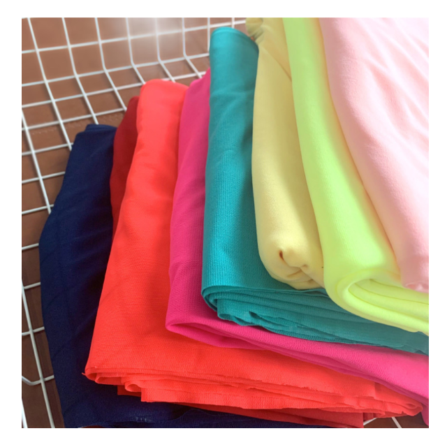 Swimwear Fabric Wholesale Custom Polyester Spandex Fabric 100% Polyester Lining Comfortable Swimming Fabric