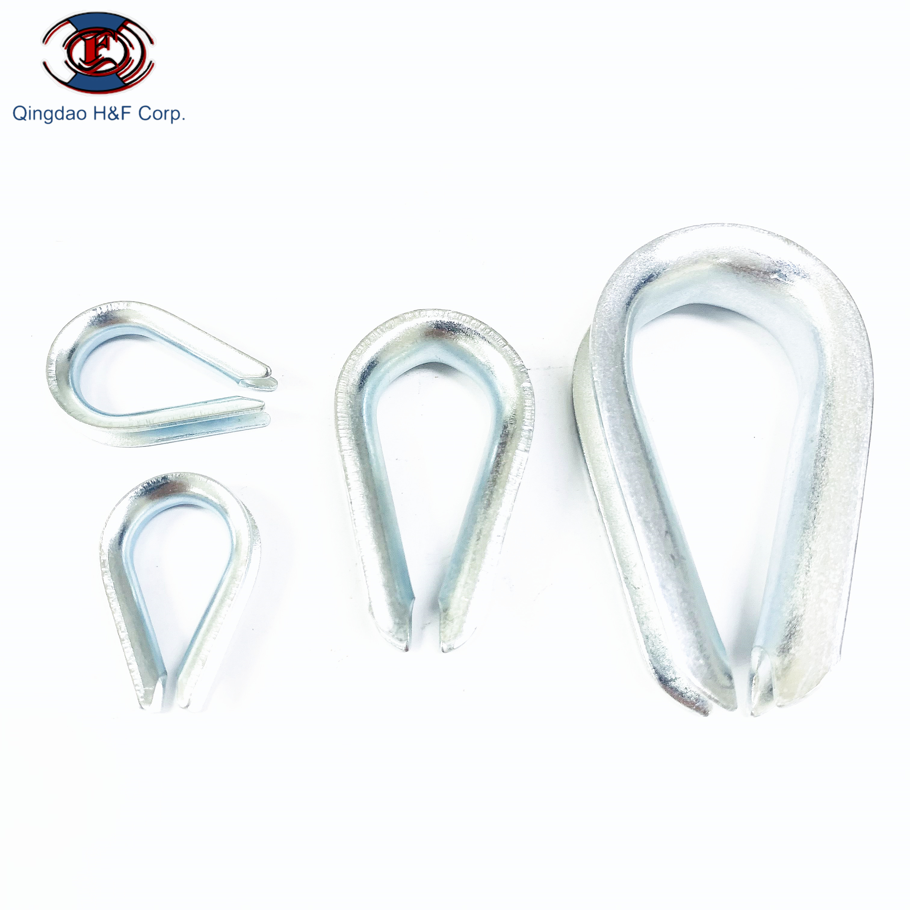 Wire Rope Thimble Stainless Steel Ss304/316 European 8mm 12mm Type Rigging Hardware Thimbles