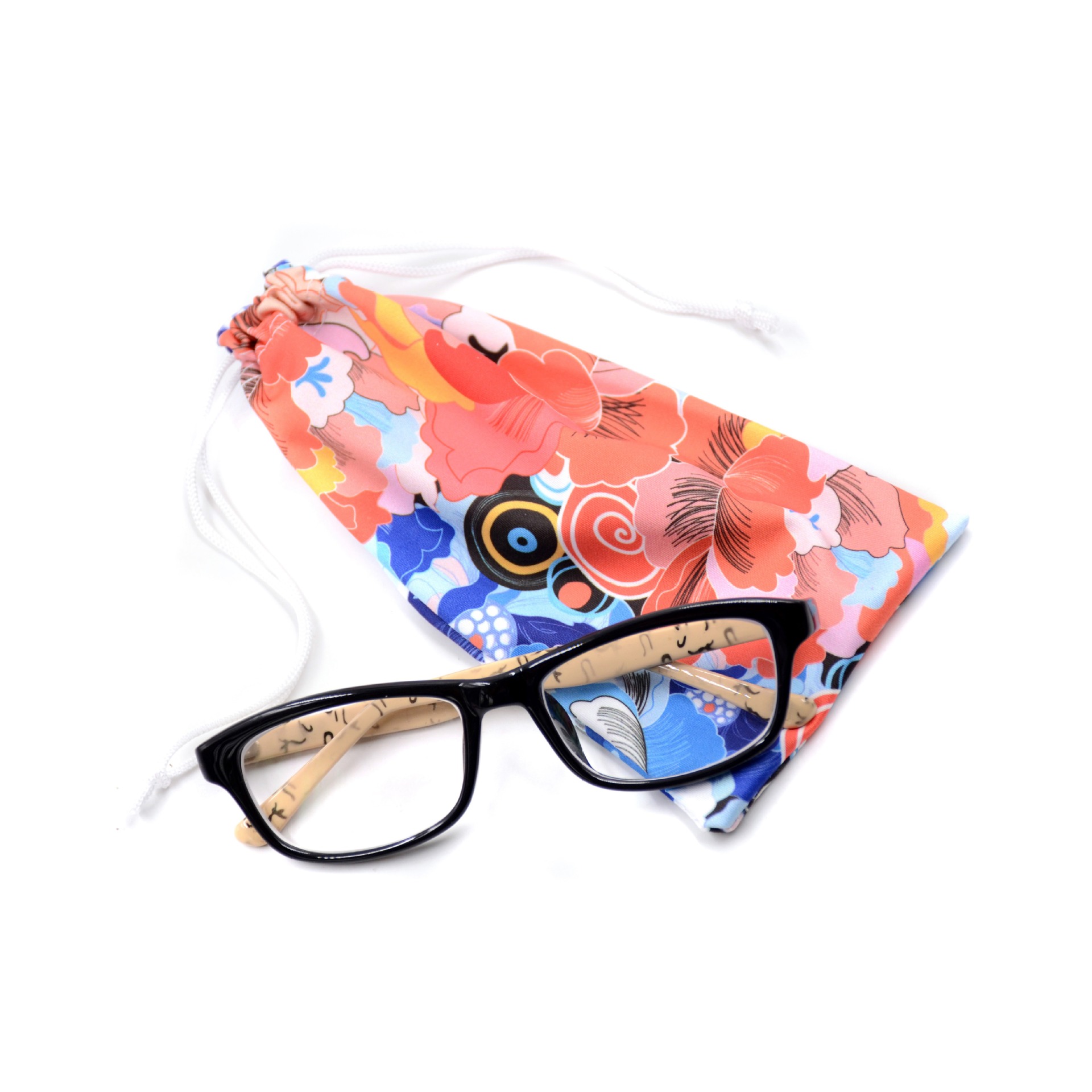 Full Colors Printing Microfiber Cloth Sun Glasses Bag