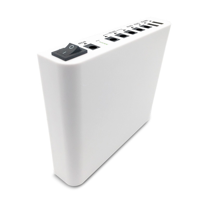 Подпорки 4 часов с двумя зарядными портами USB разветвитель кабеля 12v литиевая батарея 20000mah мини-панель солнечных батарей dc источник бесперебойного питания для маршрутизатор Wi-Fi