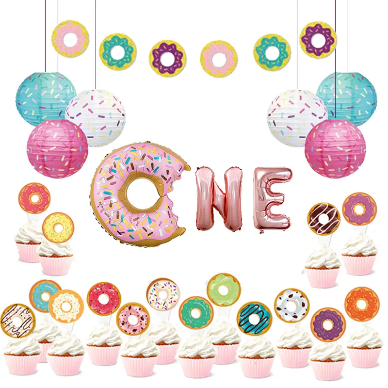 Baby Shower Donut Party Supplies Donuts Decorations Birthday Party Holiday Baby Shower decoracion
