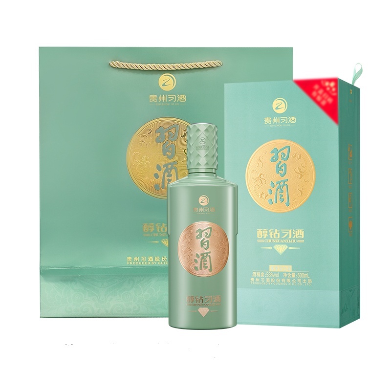 Hot Selling 53%vol Alcoholic Baijiu Long Term 500ml White Chinese Liquor