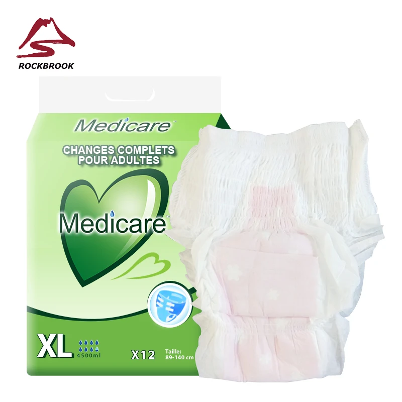 High Absorbency Ecological Medicare Senior Incontinence Underwear Female Adult Diaper Panties for Women