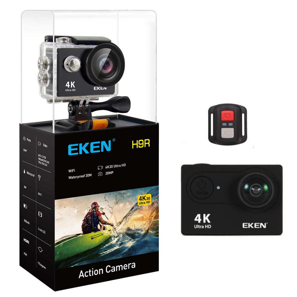 Оптовая продажа спортивная wifi Водонепроницаемая EKEN h9r 4k Экшн-камера для дайвинга