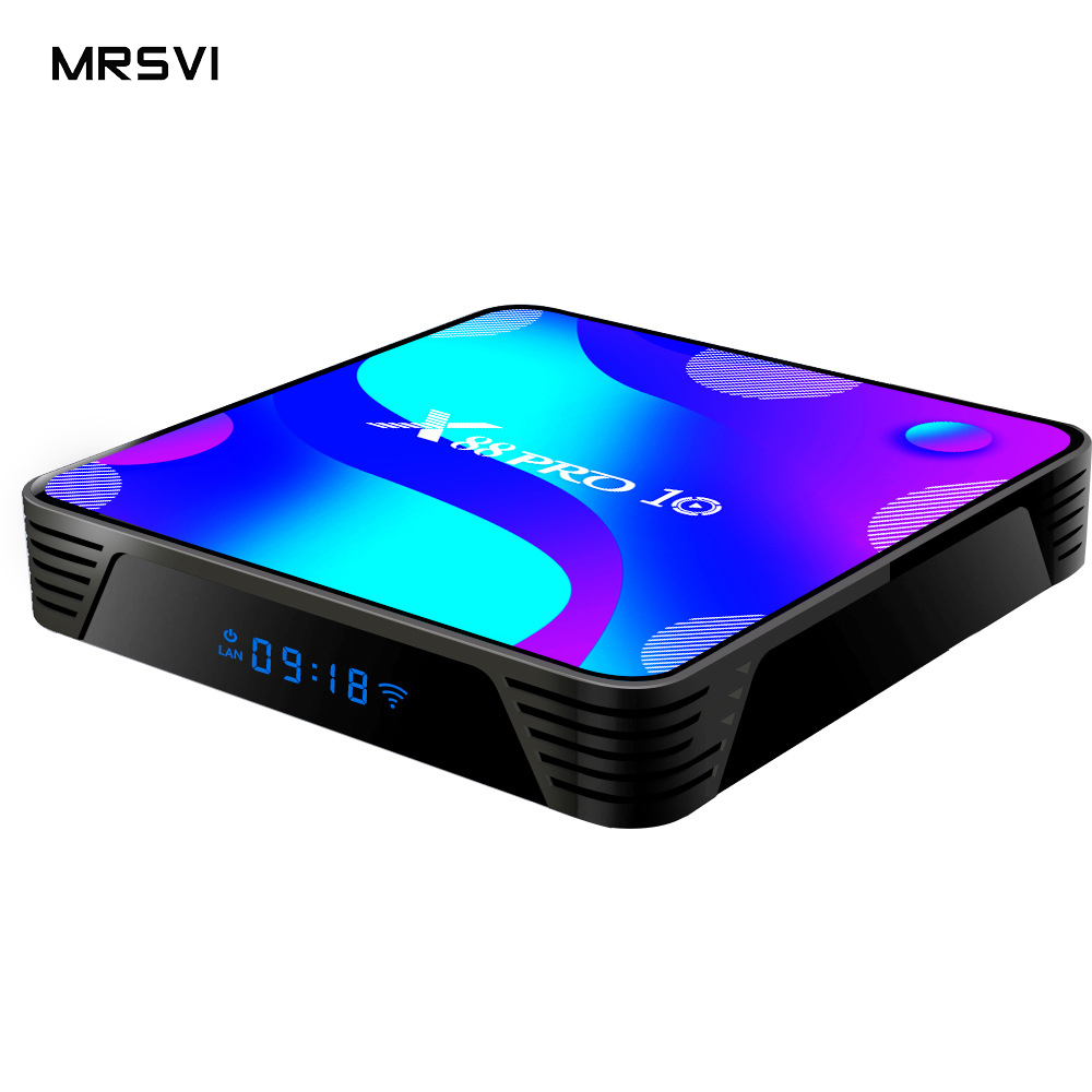 Смарт ТВ-бокс android 10 4g 64gb x88 pro rockchip 2,4G & 5G двухдиапазонный Wifi x88 android tv box с голосовым управлением
