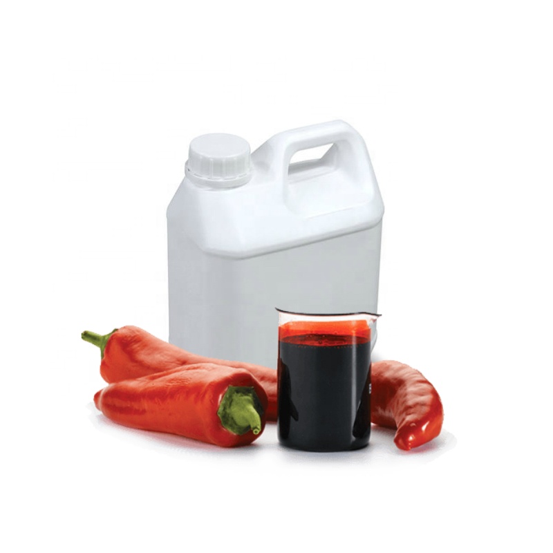 Сыпучие поставки 9 м SHU Capsaicin Чили экстракт масло 60% капсикум Oleoresin