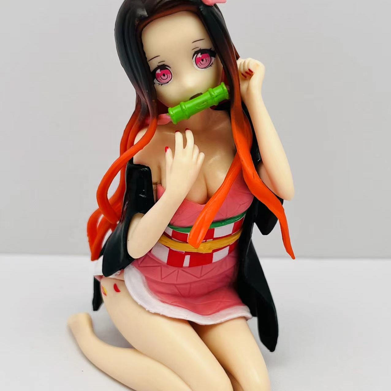 HUAYI Collection Model Statue Figurine Demon Slayer Action Figures GK Kamado Nezuko Figure for Toy Gifts