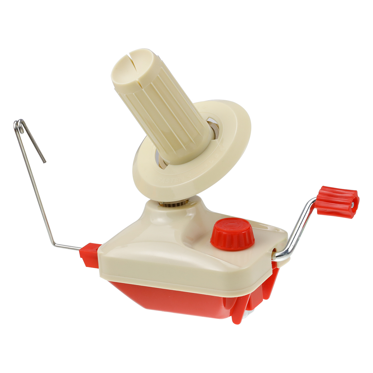 Looen Red Plastic Small Household Manual Hand Operated Yarn Winder Fiber Wool String Ball Thread Skein Cable Winder Machine