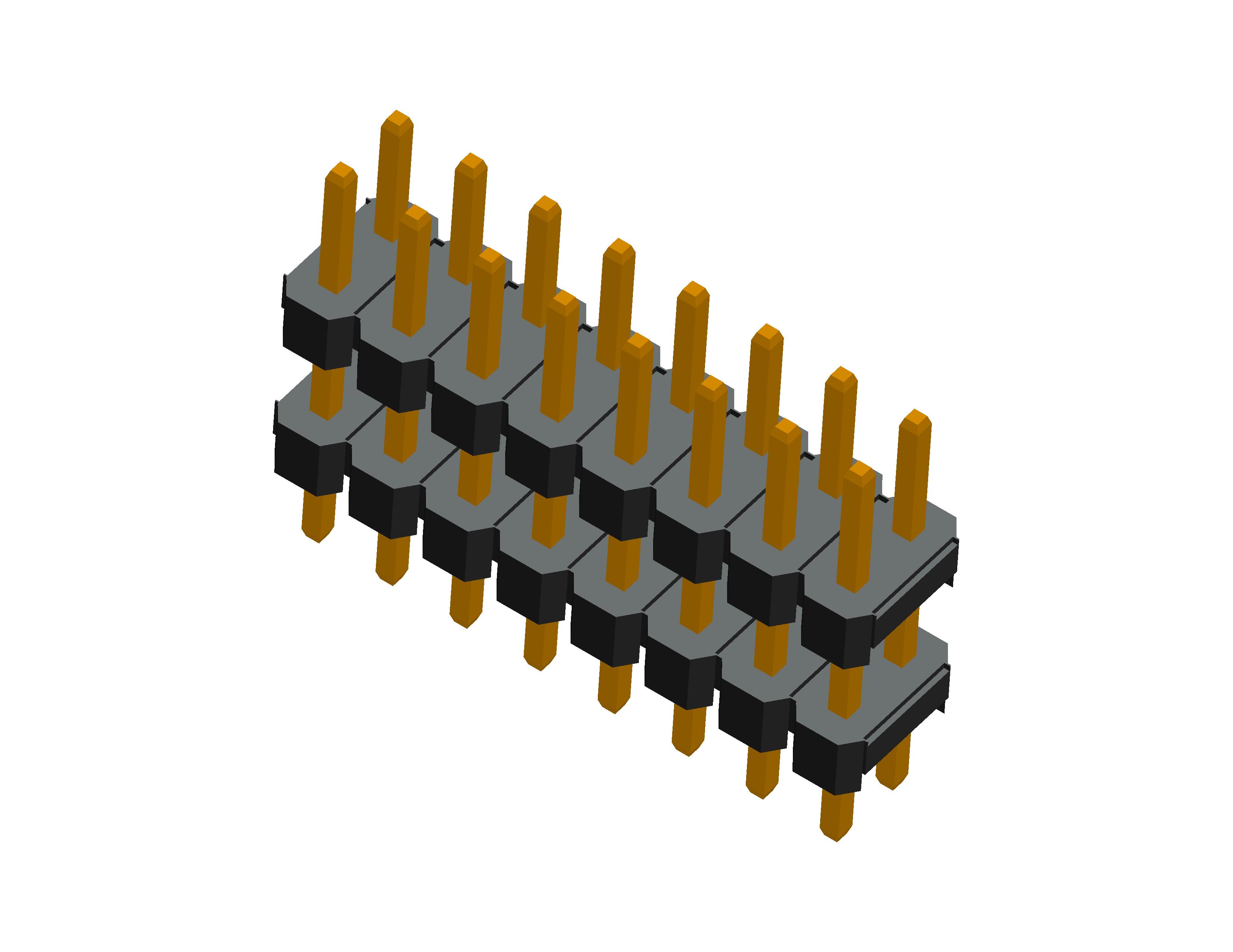 Electronics Tubular Cable Lugs Male Pin Header Terminals Block Auto parts For SMT Type Connector