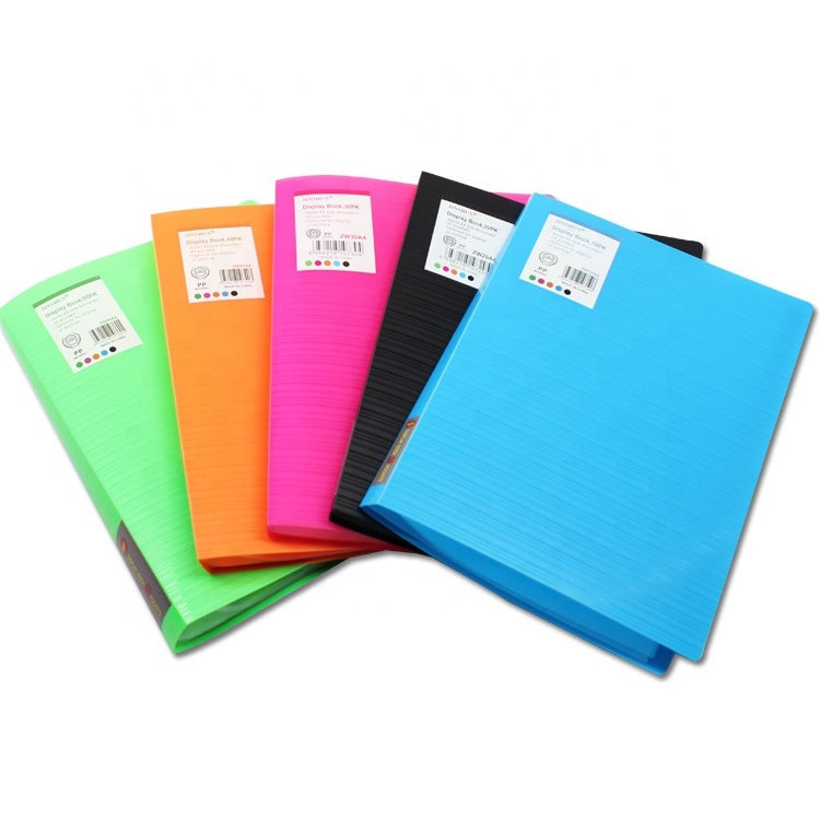 10p eco-friendly manila paper a4 fc colorful simple design presentation paper file folder