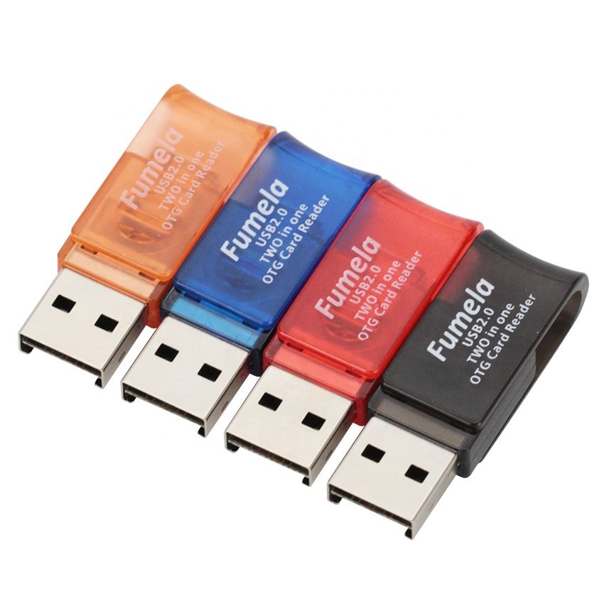 Высококачественный адаптер 2 в 1 Micro USB 2,0 OTG SD TF устройство для чтения карт памяти для телефонов Android, ПК, планшетов
