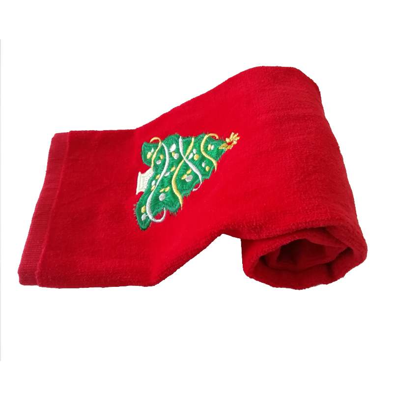 100% Cotton Absorbent Embroidery Terry Cloth Kitchen Towel Tea Towel