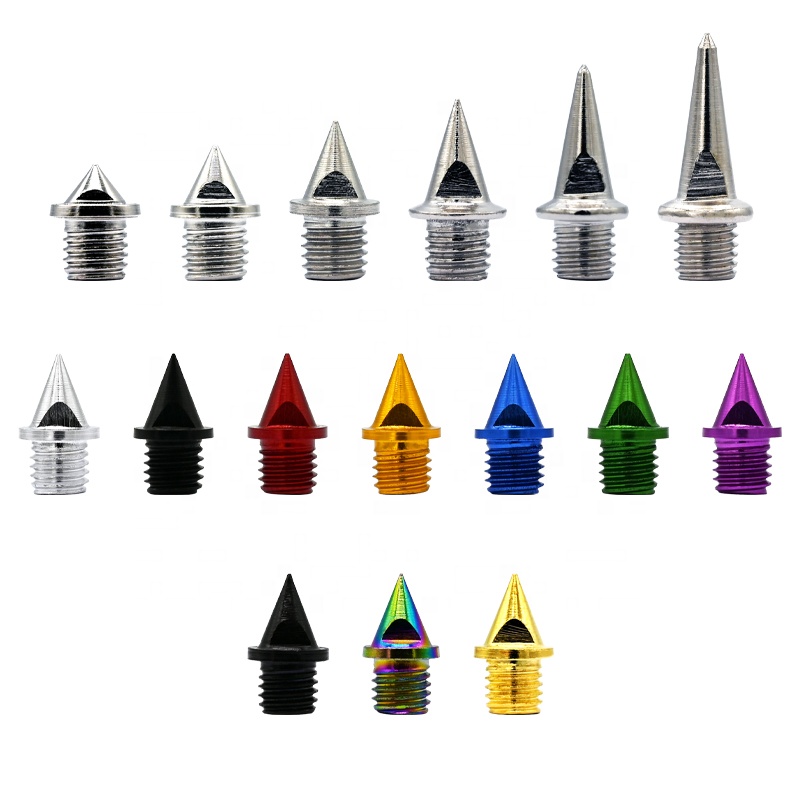 1/8" 3/16" 1/4" 3/8" 1/2" Track and Field Spikes Super sharp Shoe Spikes replacement track spikes for Track Sprint Cross Country