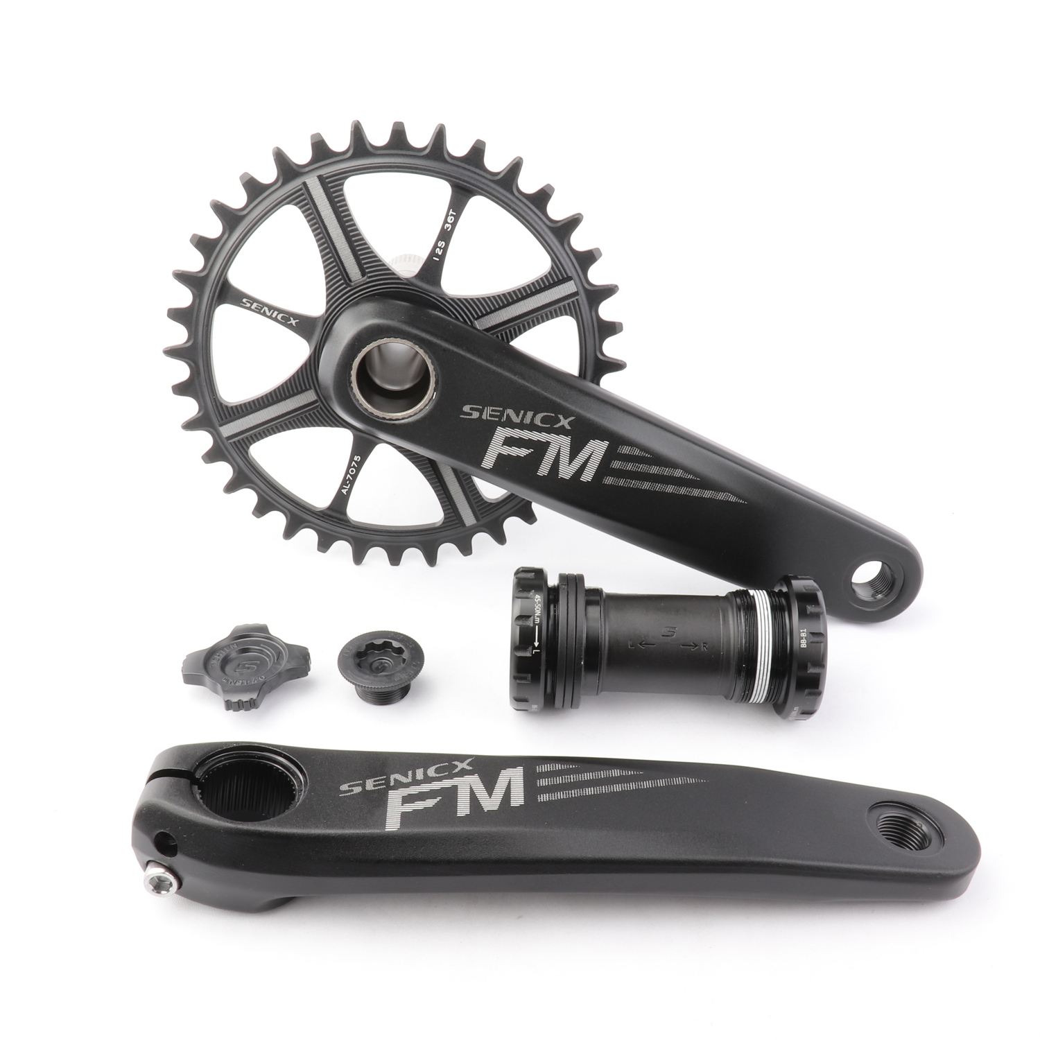 Senicx MTB диаметра окружности болтов (FC-FM3-A1 170/175 мм 30T/T 32/34T/36T/38T звездочки 11S/12S горный велосипед Boost с кареткой