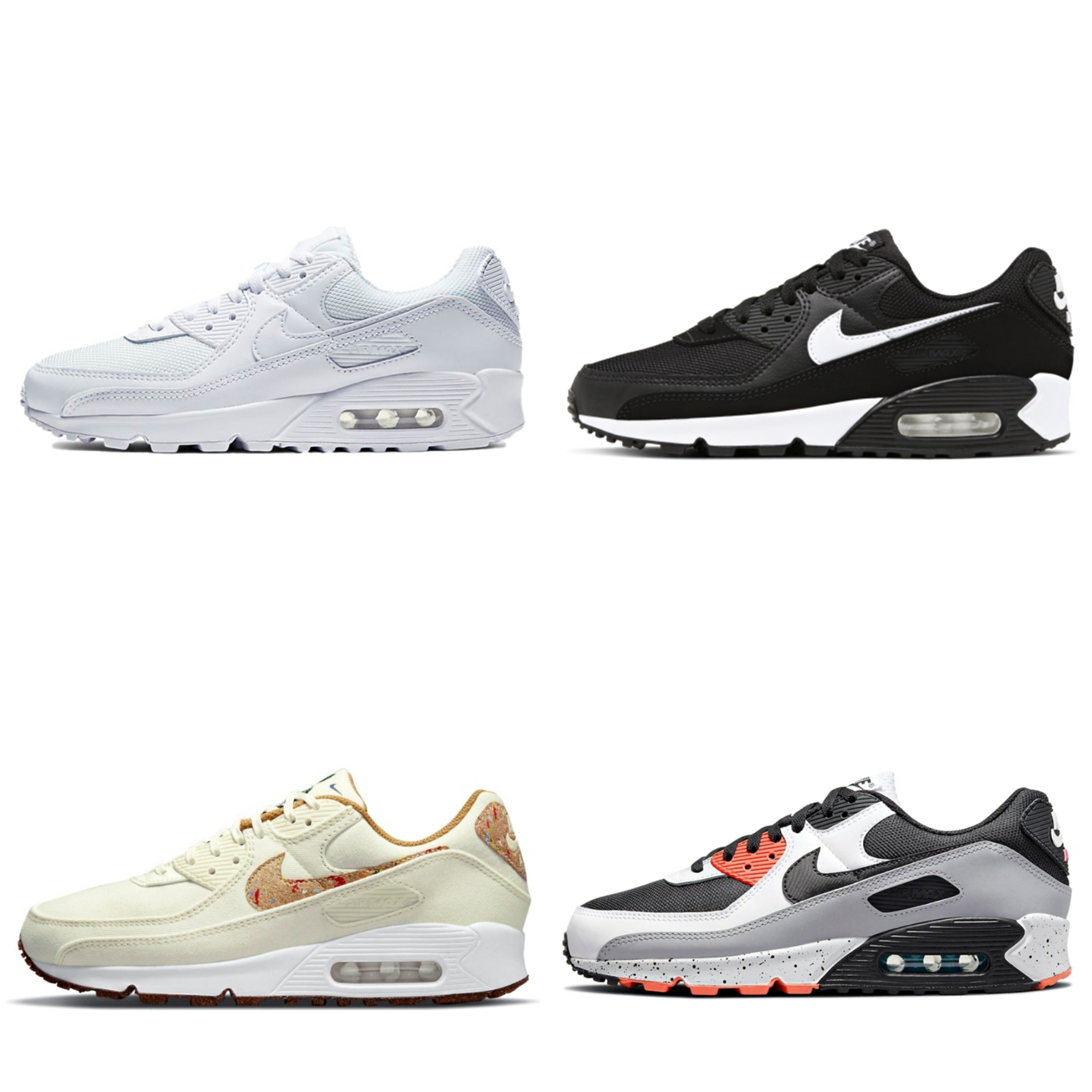 Оригинальная брендовая популярная обувь Nike Air Max 90 из кожи с воздушной подушкой, спортивная баскетбольная обувь для бега в стиле ретро, обувь для бега Nike