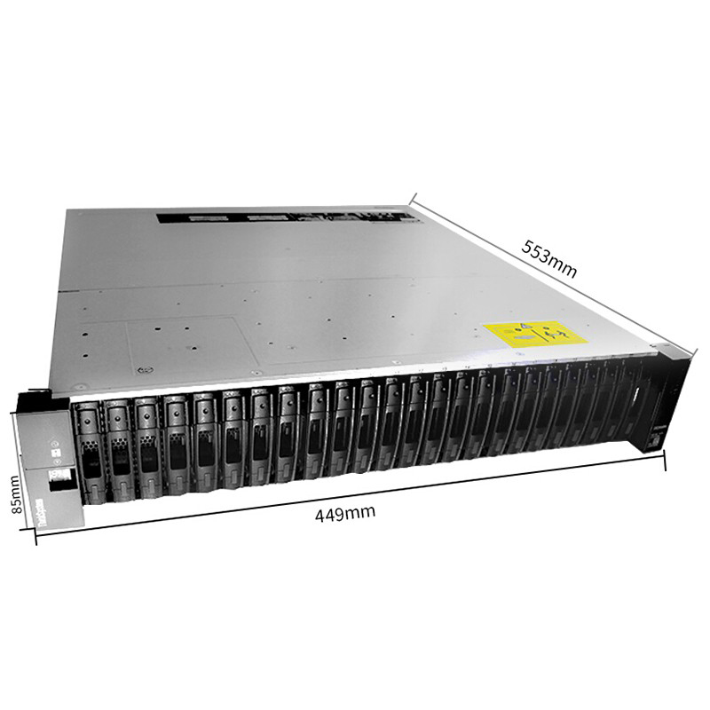 Lenovo ThinkSystem DE2000 Облачное хранилище, сетевые данные Lenovo, сервер ThinkSystem DE2000H, сеть хранения