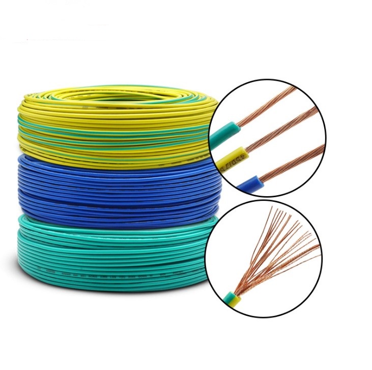 Wholesale 1.5mm 2.5mm 4mm 6mm 10mm Single Core Copper Pvc House Wiring Electrical Cable