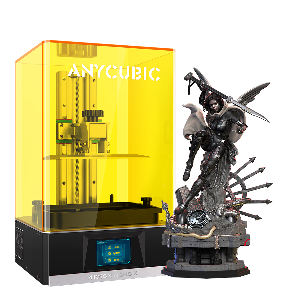 Настольный 3d Полноцветный принтер ANYCUBIC 4k, 8,9 дюйма, черный ЖК-экран, 3D-принтер для дома