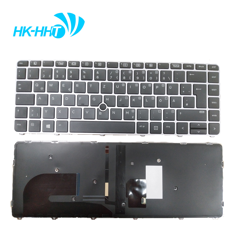 Клавиатура с подсветкой для HP Elitebook 745 G3 840 G3 848 G3, Германия