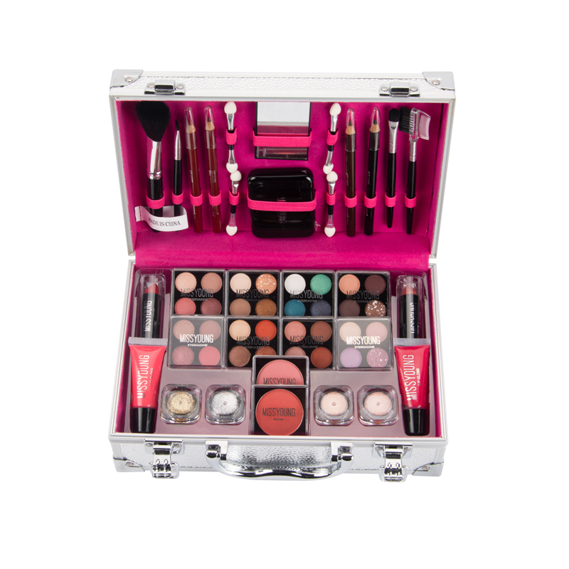 2021 New Professional Makeup Artist Kit All In One Set Suitcase Make up Mirror Makeup Set Brush