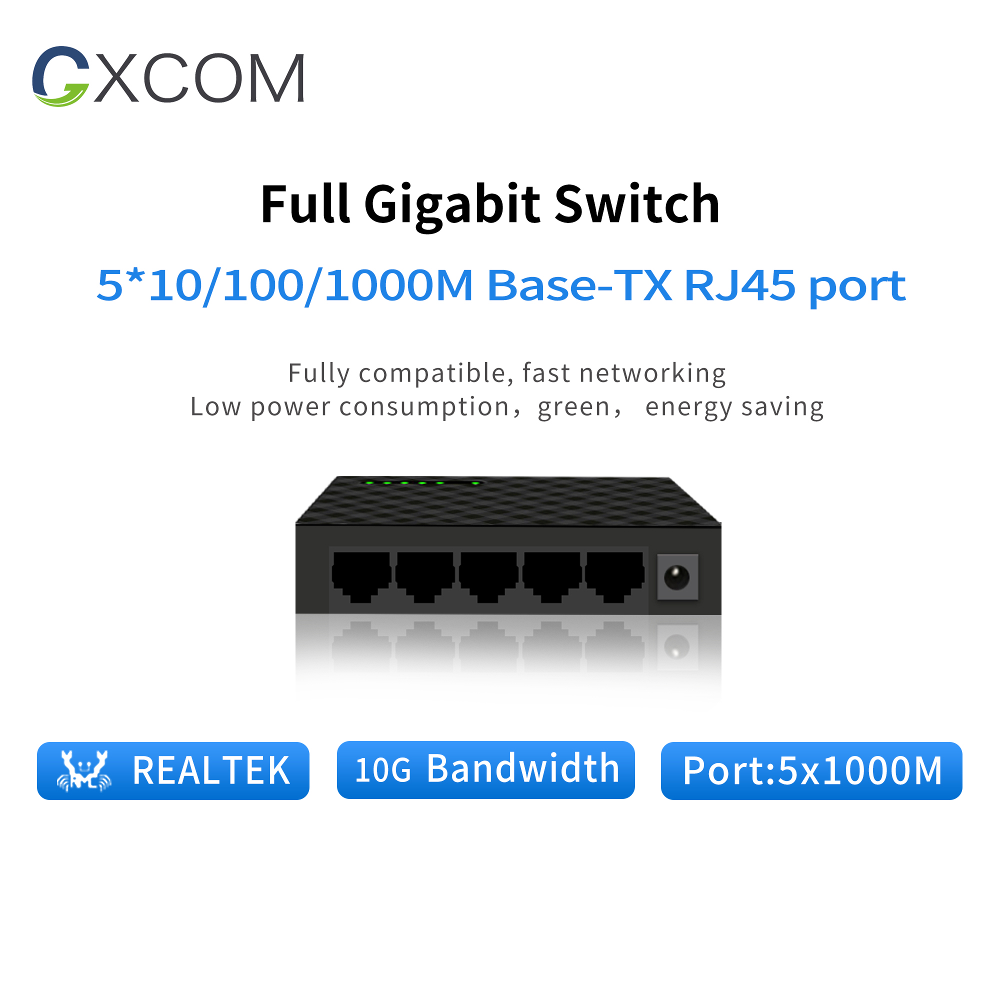 5 8 16 24 port 10/100/1000Mbps unmanaged Plug and Play desktop gigabit Ethernet network switch