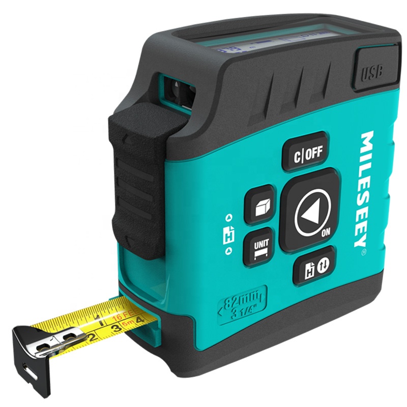 Mileseey Dt20 3 In 1 Digital Display Tape Measures Rechargeable Laser Measurement Tapes Laser Measuring Tape