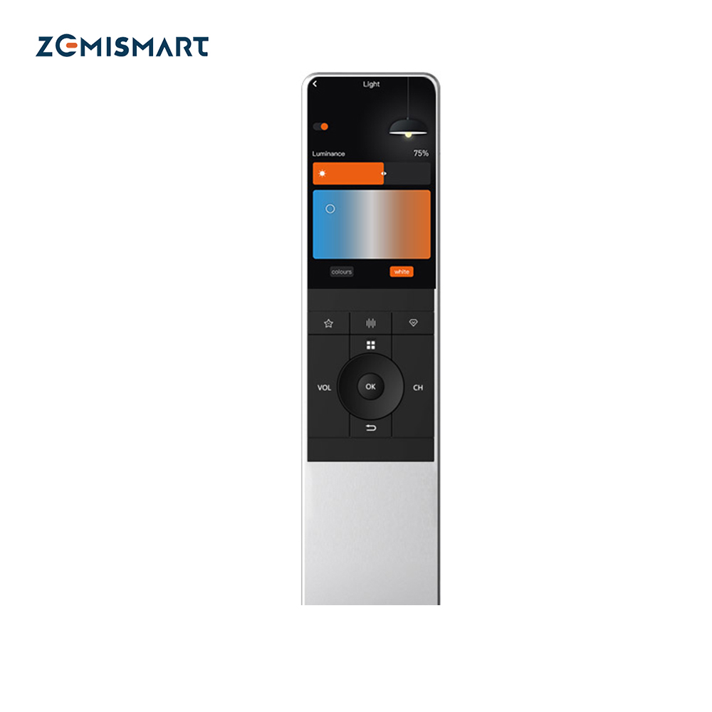 Умный пульт дистанционного управления Zemismart Tuya WiFi с сенсорным экраном HD Беспроводная Зарядная база Голосовое управление умные устройства дистанционное управление