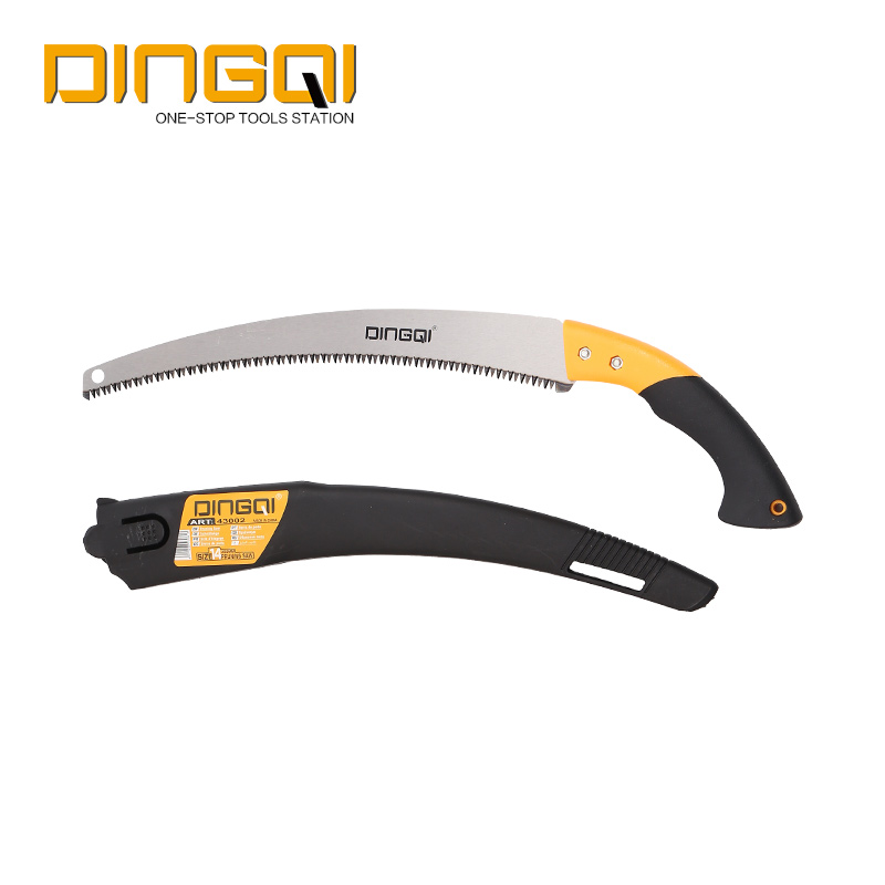 DingQi 350MM Plastic Handle Garden Pruning Hand Saw For Woodworking